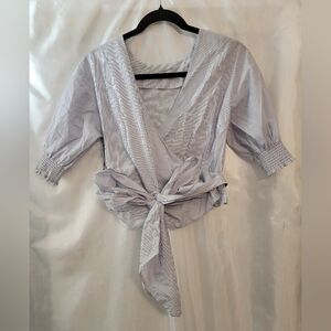 Babaton  wrap around blouse